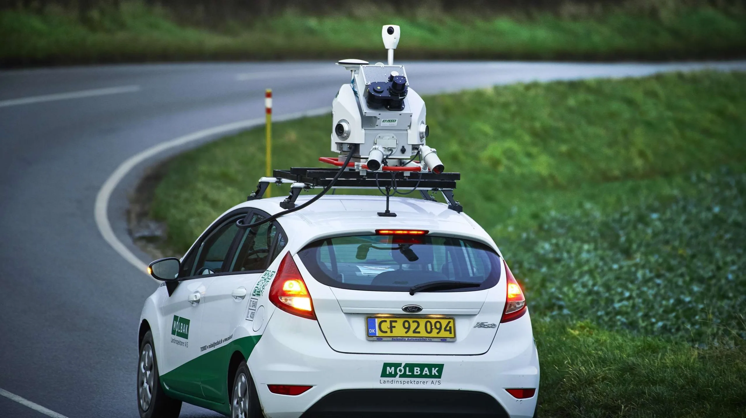 Mølbak Landinspektører A/S prækvalificeret som eneste danske hovedleverandør til Mobile Mapping af det danske statsvejnet